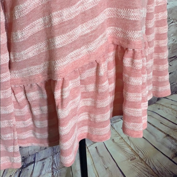 ANTHROPOLOGIE POSTAGE STAMP PEPLUM SWEATER - Picture 3 of 7